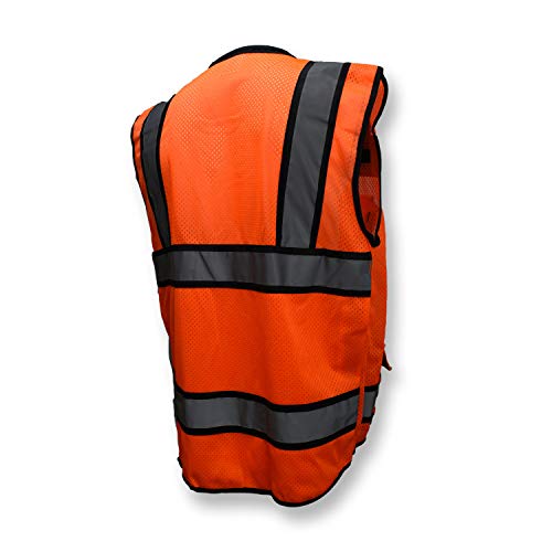 Radians SV65-2ZOM-M Industrial Safety Vest, Orange, Medium, Large