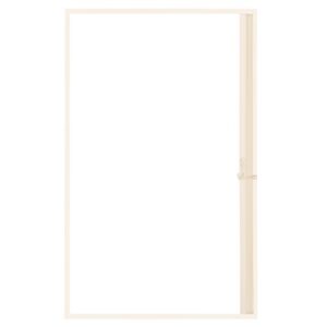 RecPro RV Shower Doors | RV Pleated Folding Shower Doors (Ivory) 36"x 57" 3657 Pleated and Folding Shower Door