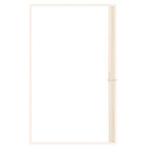 RecPro RV Shower Doors | RV Pleated Folding Shower Doors (Ivory) 36"x 57" 3657 Pleated and Folding Shower Door