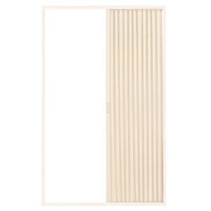 RecPro RV Shower Doors | RV Pleated Folding Shower Doors (Ivory) 36"x 57" 3657 Pleated and Folding Shower Door