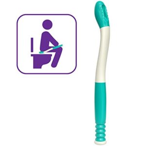 mars wellness self wipe assist bottom wiping toilet aid wiping wand - long reach comfort wipe extender - daily living aid for the disabled - colors vary (1.25 foot (pack of 1))