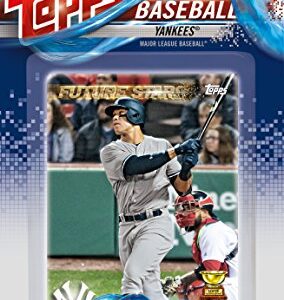 New York Yankees 2018 Topps Factory Sealed 17 Card Limited Edition Team Set with Aaron Judge Future Stars All Star Rookie Cup Card Plus Others