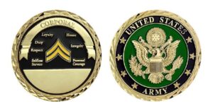 army corporal challenge coin