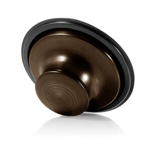 K&J Universal Kitchen Sink Stopper -Garbage Disposal Plug - Kitchen Sink Plug for Insinkerator, Kitchenaid, Kohler and More! … (Oiled Bronze)