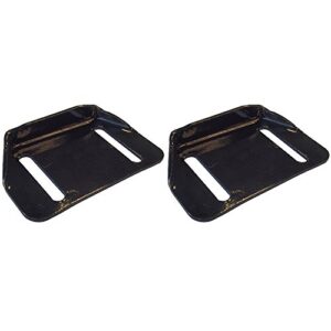 784-5580 set of 2 snow blower thrower slide shoe skids for mtd cub cadet yardman