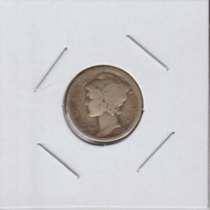 1916 Winged Liberty Head or"Mercury" (1916-1945) Dime Good