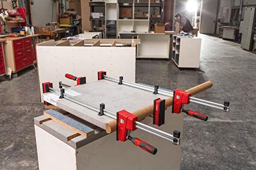 BESSEY KRE3512, 12 In., Parallel Clamp, K Body REVO Series - 1700 lbs Nominal Clamping Force , Spreader, and Woodworking Accessories - Clamps and Tools for Woodworking, Cabinetry, Case Work