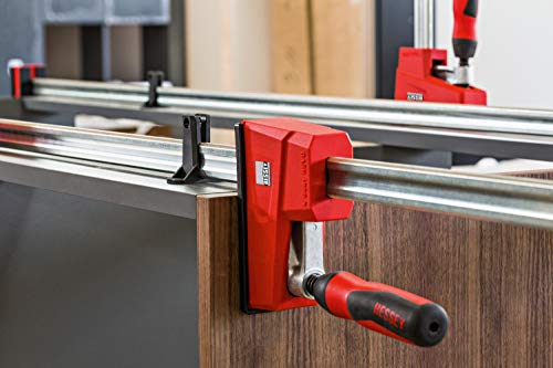 BESSEY KRE3512, 12 In., Parallel Clamp, K Body REVO Series - 1700 lbs Nominal Clamping Force , Spreader, and Woodworking Accessories - Clamps and Tools for Woodworking, Cabinetry, Case Work