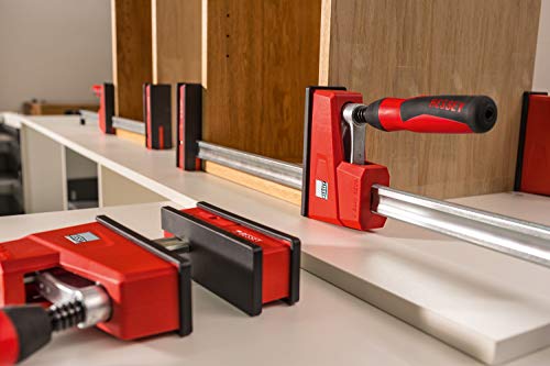 BESSEY KRE3512, 12 In., Parallel Clamp, K Body REVO Series - 1700 lbs Nominal Clamping Force , Spreader, and Woodworking Accessories - Clamps and Tools for Woodworking, Cabinetry, Case Work