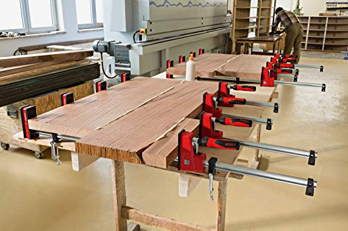 BESSEY KRE3512, 12 In., Parallel Clamp, K Body REVO Series - 1700 lbs Nominal Clamping Force , Spreader, and Woodworking Accessories - Clamps and Tools for Woodworking, Cabinetry, Case Work