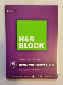 h&r block 1433600-17 tax software deluxe 2017