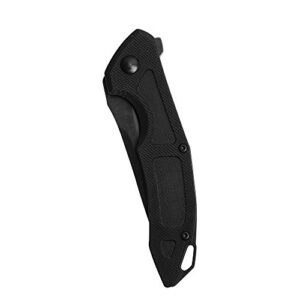 Kershaw Method EDC Pocket Knife, 3" 8Cr13MoV Plain Edge Steel Blade, Lightweight Utilty, Everyday Carry Manual Opening Multi-Functional Knife,Black