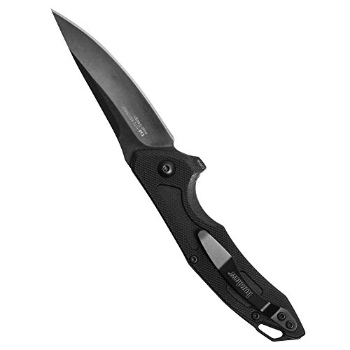 Kershaw Method EDC Pocket Knife, 3" 8Cr13MoV Plain Edge Steel Blade, Lightweight Utilty, Everyday Carry Manual Opening Multi-Functional Knife,Black