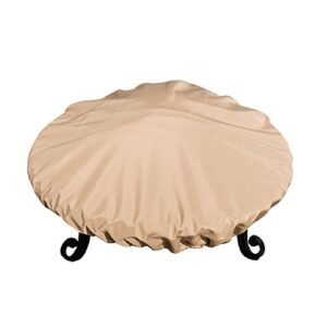 Island Retreat NU570-32 Cover32 Fire Pit Cover, 29-32-in, Tan