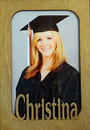 Personalized Laser Cut Name Photo Frame Mat for 5x7 Frame