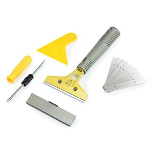 lds industry extendable razor blade sticker/paint scraper remover for window glass windshield tile granite wall cleaning hand tool, gum cleaning, stove cleaner, scrp-a