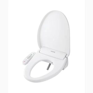 KOHLER BN330-N0 Novita Electric Bidet Toliet Seat, Elongated Heated Bidet Warm Water Bidet with Dryer, Bidets for Existing Toilets, White