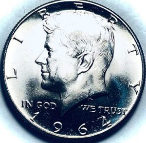 1964 p kennedy jfk 90% silver obw half dollar seller mint state