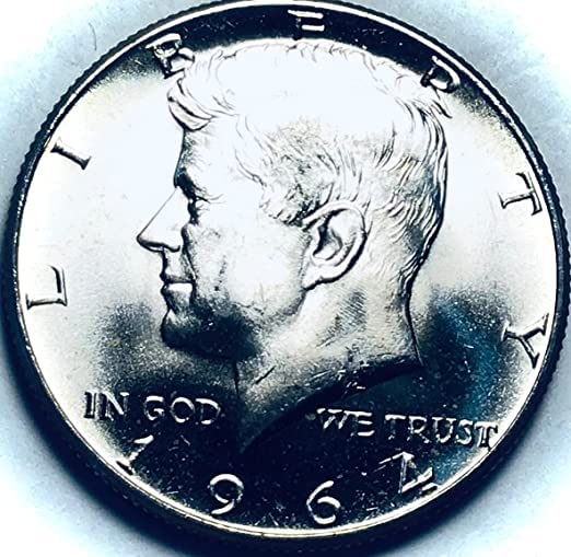 1964 P Kennedy JFK 90% Silver OBW Half Dollar Seller Mint State