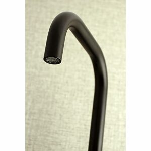 Kingston Brass KS413MB Concord Kitchen Faucet, 6-11/16" in Spout Reach, Matte Black