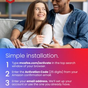 McAfee Total Protection | 3 Device | Antivirus Internet Security Software | VPN, Password Manager, Dark Web Monitoring | 1 Year Subscription | Download Code