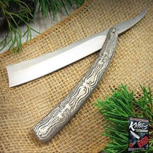 new! 10.5" sweeney todd barber straight razor elite knife by protactical'us