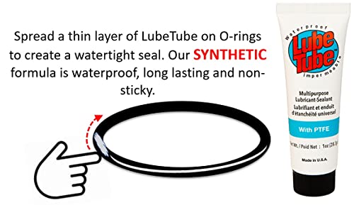 2-Pack: 4oz LUBE TUBE Pool/Spa O-Ring Lubricant (Service Tech Size)