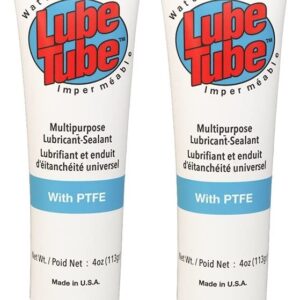 2-Pack: 4oz LUBE TUBE Pool/Spa O-Ring Lubricant (Service Tech Size)