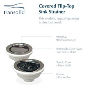 Transolid K-STSB15156-1 Select 1-Hole Drop-in Single-Bowl Kitchen Sink Kit, 15" L x 15" x 6", Brushed Stainless Steel