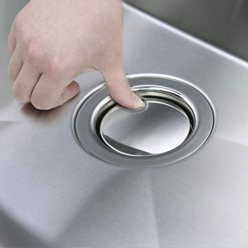 Transolid K-MTSO25229-3 Meridian 3-Hole Drop-in Single Bowl 16-Gauge Stainless Steel Kitchen Sink Kit, 25-in x 22-in x 9-in, Brushed Finish