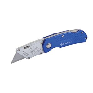 gordon folding lock back utility knife (blue)