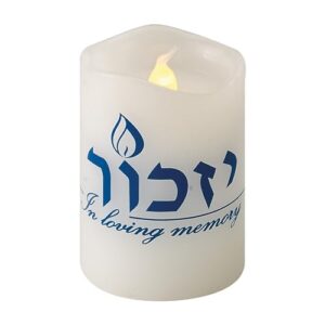 rite lite led flameless yizkor memorial candle, 1 ea