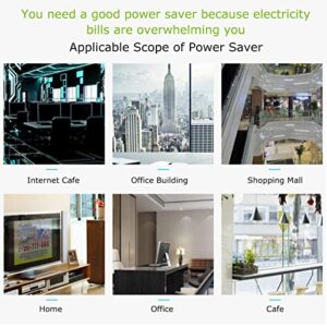 Yosoo- Electricity Saver, 2Pack 30KW Home Electricity Saving Box Intellegent Energy Saver Power Saver Device