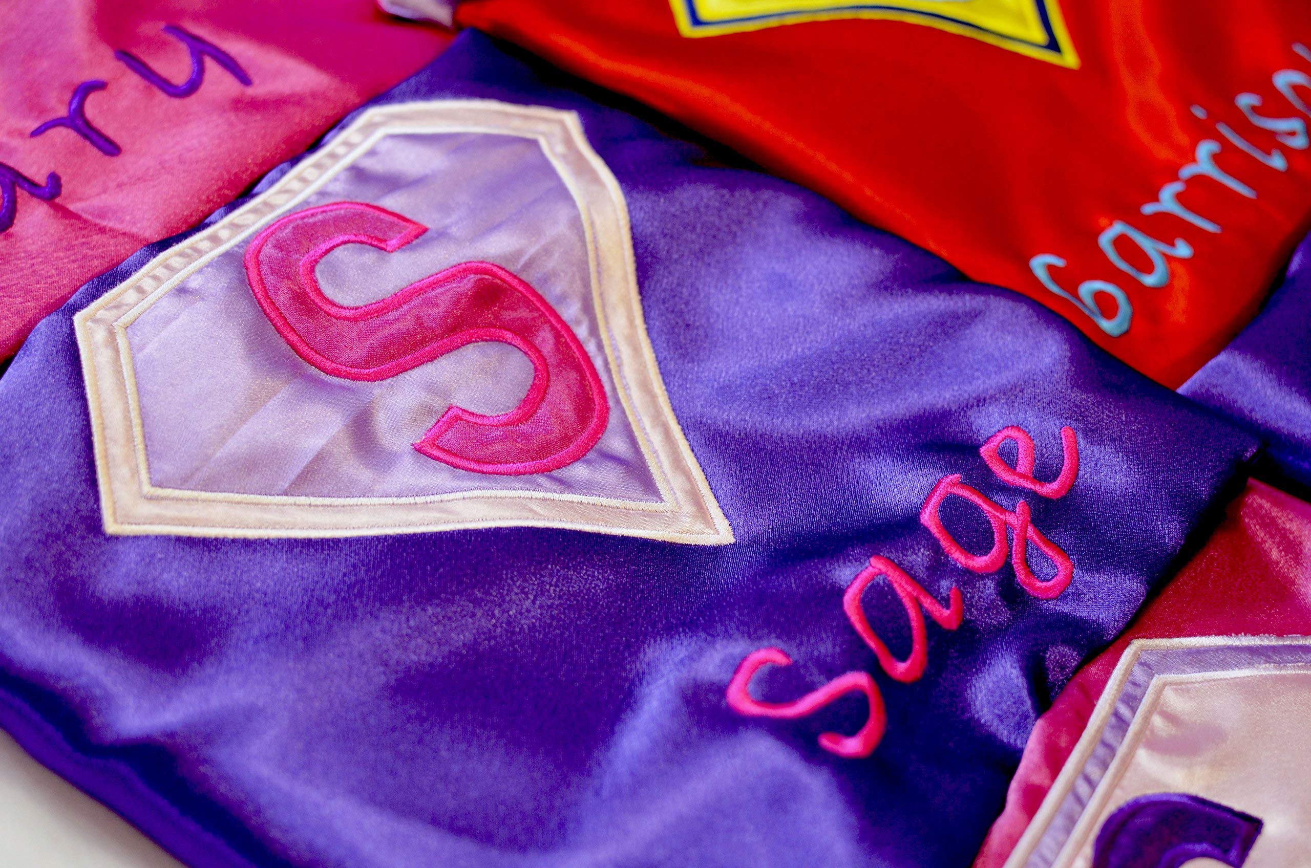 Personalized Super Hero Capes kids - Name/Initial Embroidered Toddler Superhero Costume for Superhero Party - Gift for Superhero Themed Birthday Party, Costume Party, Special costumes for kids