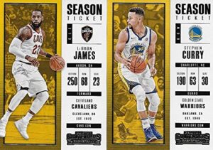 2017 2018 panini contenders nba basketball series complete mint basic 100 card veteran players set with lebron james stephen curry kevin durant and more