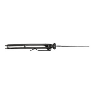 Kershaw Fringe Pocket Knife, 3-inch 8Cr13MoV Steel Blade with Gray Titanium Carbo-Nitride Coating, Carbon-Fiber Insert; SpeedSafe Assisted Opening, 8310
