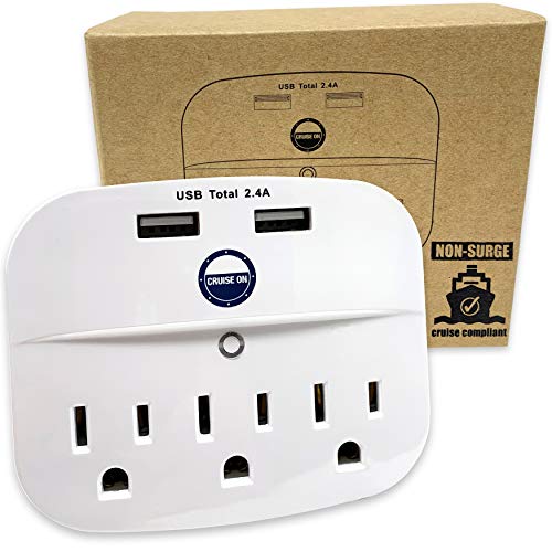 Cruise Power Strip No Surge Protector with USB Outlets - Ship Approved (Non Surge Protection) Cruise Essentials in 2023, 2024 & 2025