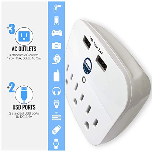 Cruise Power Strip No Surge Protector with USB Outlets - Ship Approved (Non Surge Protection) Cruise Essentials in 2023, 2024 & 2025