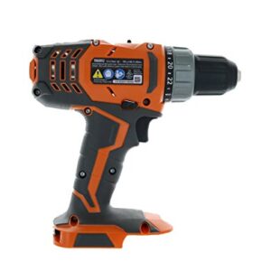 RIDGID R860052 18-Volt Lithium-Ion 1/2 in. Cordless Compact Drill/Driver (Bare Tool Only - Battery and Charger Not Included) (Renewed)