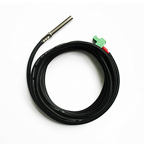 Epever Temperature Sensor Cable Fit for MPPT Solar Charge Controller with 3.81/2P Connector (RTS300R47K3.81A)