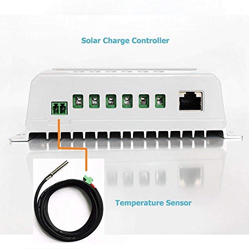 Epever Temperature Sensor Cable Fit for MPPT Solar Charge Controller with 3.81/2P Connector (RTS300R47K3.81A)