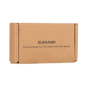 SUNYIMA 10Pcs 3V 120mA Micro Solar Panels Cells DIY Solar Epoxy Plate Electric Toy Materials Photovoltaic Cells Charger 60mmx55mm/2.36"x2.16"