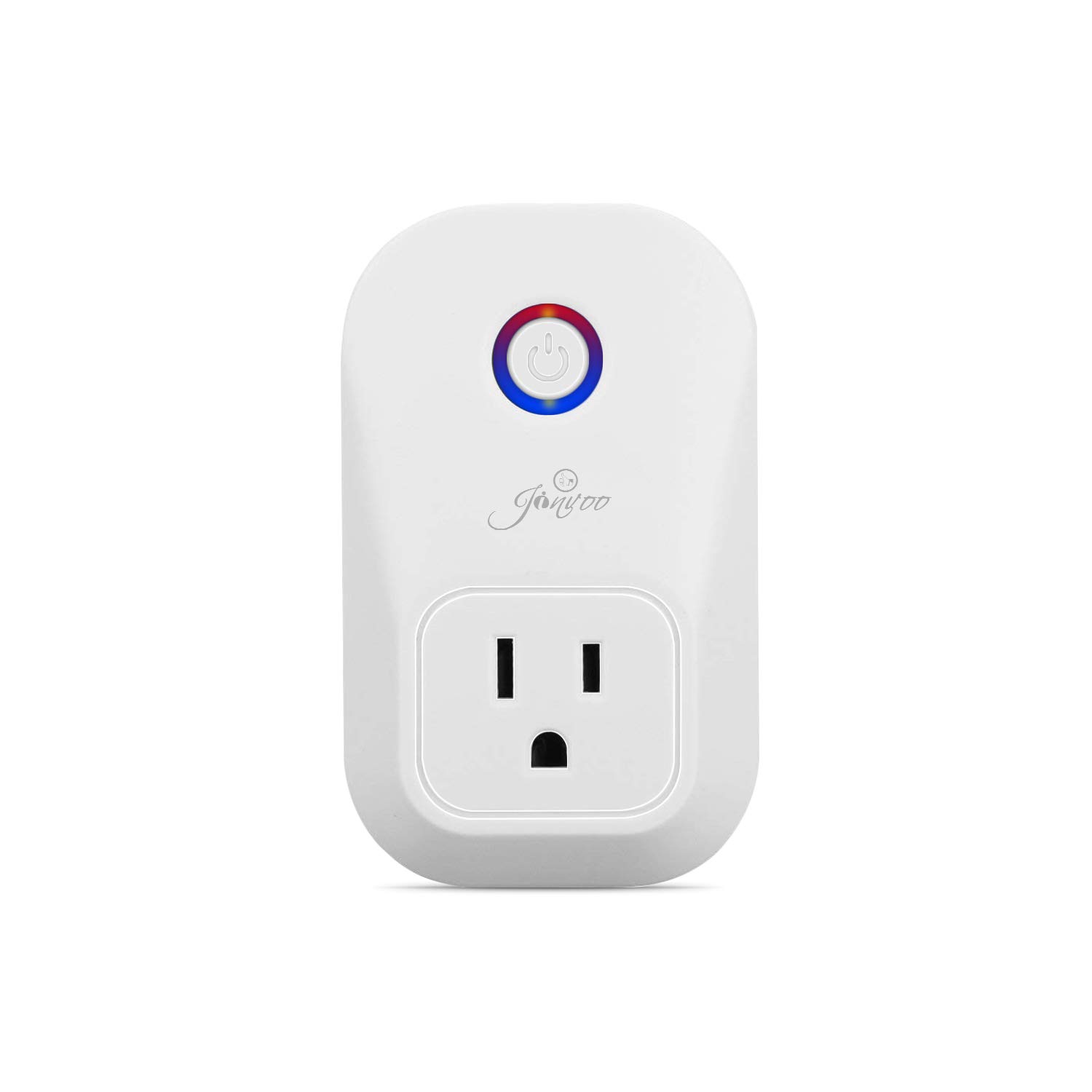 Jinvoo WiFi Smart Plug, Smart Outlet Compatible with Alexa and Google Assistant, TUyaSmart Life 2.4GHz Only WiFi Socket, Voice&Remote Control, Schedule Timer, No Hub Required, ETL&FCC, 2-Pack