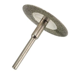 Diamond Cutting Wheel Cut Off Discs Coated Rotary Tools W/Mandrel 40mm for Dremel by YEEZUGO
