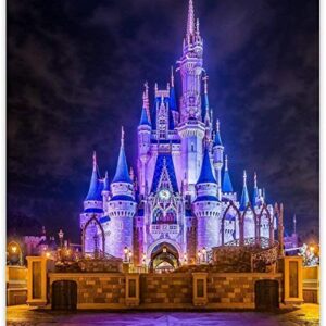 Cinderella's Castle - 11x14 Unframed Art Print - Great Home and Nursery Walt Disney World Wall Art Magic Kingdom Room Decor or Gift Under $15 for WDW Fans