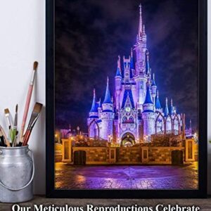 Cinderella's Castle - 11x14 Unframed Art Print - Great Home and Nursery Walt Disney World Wall Art Magic Kingdom Room Decor or Gift Under $15 for WDW Fans