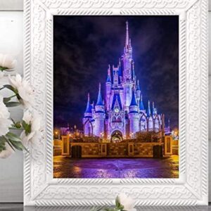 Cinderella's Castle - 11x14 Unframed Art Print - Great Home and Nursery Walt Disney World Wall Art Magic Kingdom Room Decor or Gift Under $15 for WDW Fans