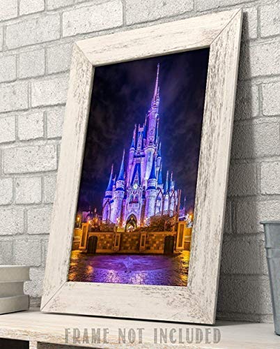 Cinderella's Castle - 11x14 Unframed Art Print - Great Home and Nursery Walt Disney World Wall Art Magic Kingdom Room Decor or Gift Under $15 for WDW Fans