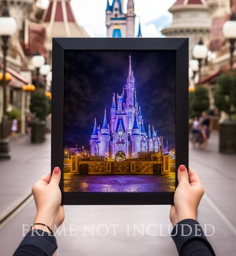 Cinderella's Castle - 11x14 Unframed Art Print - Great Home and Nursery Walt Disney World Wall Art Magic Kingdom Room Decor or Gift Under $15 for WDW Fans