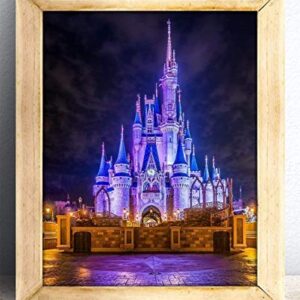 Cinderella's Castle - 11x14 Unframed Art Print - Great Home and Nursery Walt Disney World Wall Art Magic Kingdom Room Decor or Gift Under $15 for WDW Fans